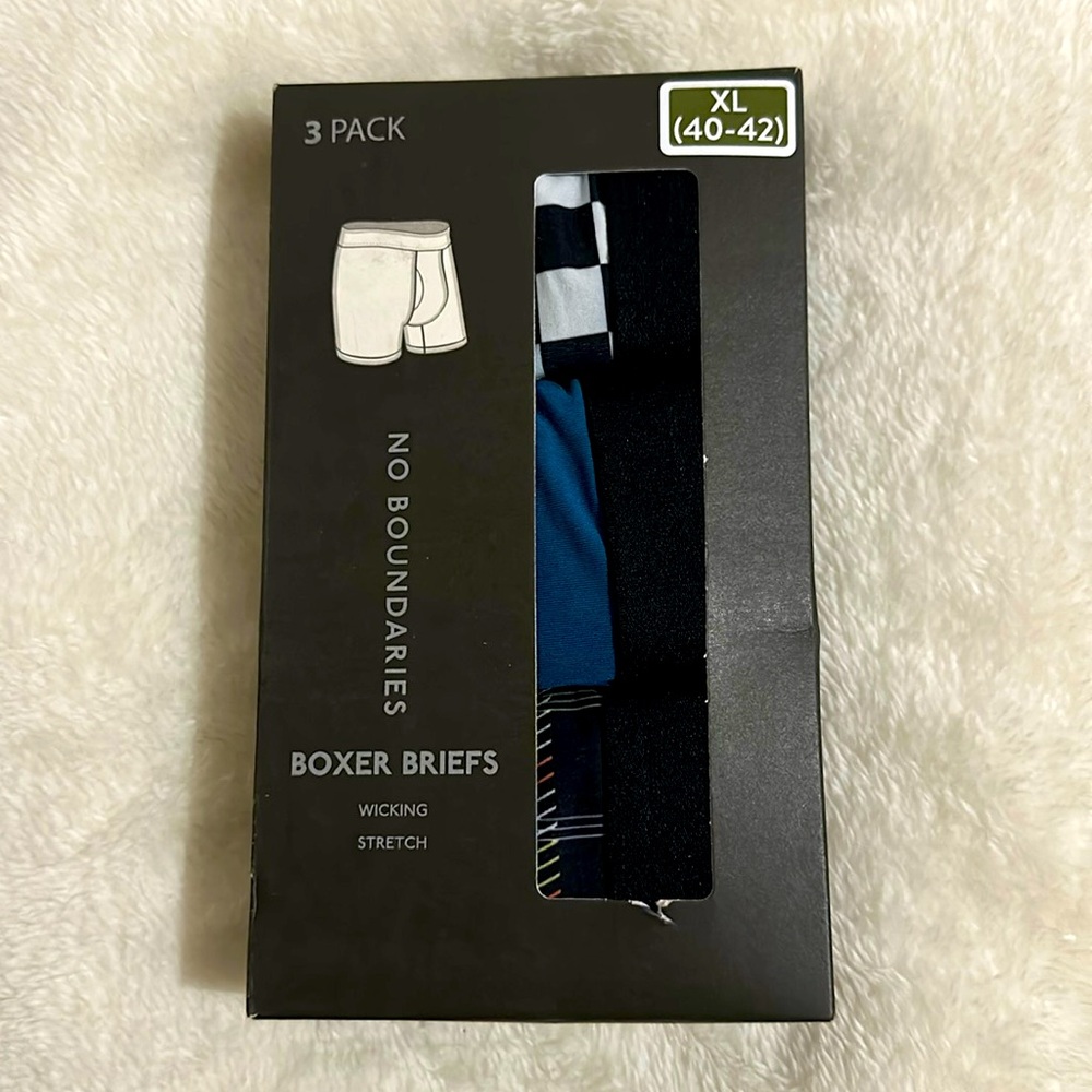 No Boundaries 3 Pack Men Boxer Briefs
3 colors